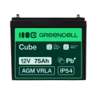 AGM VRLA wartungsfreier Bleiakku / Akku 12V 75Ah AGM25 für Wohnmobile, Solarsysteme, Boote