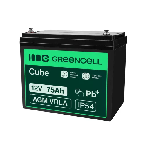 AGM VRLA wartungsfreier Bleiakku / Akku 12V 75Ah AGM25 für Wohnmobile, Solarsysteme, Boote
