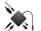 Dokkoló Állomás HUB HUB USB-C 6w1 (USB 3.0 HDMI Ethernet USB-C) Apple MacBook, Dell XPS, Asus ZenBook és sok más laptophoz AK61