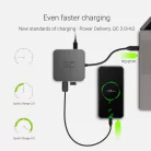 Dokkoló Állomás HUB HUB USB-C 6w1 (USB 3.0 HDMI Ethernet USB-C) Apple MacBook, Dell XPS, Asus ZenBook és sok más laptophoz AK61