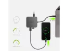 Dokkoló Állomás HUB HUB USB-C 6w1 (USB 3.0 HDMI Ethernet USB-C) Apple MacBook, Dell XPS, Asus ZenBook és sok más laptophoz AK61
