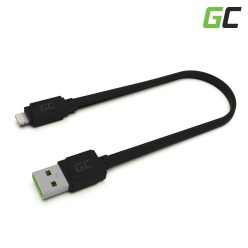   GCmatte Lightning Flat kábel 25 cm hosszúság gyorstöltési funkció támogatással Apple 2.4A KABGC02