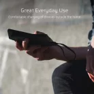 GCmatte USB-C Flachkabel 25 cm Länge mit Unterstützung für Schnellladefunktion KABGC03