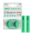2x Akku / Akku AAA HR03 800mAh GR08