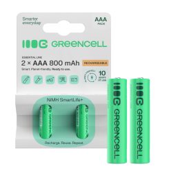 2x Battery / Accu AAA HR03 800mAh GR08