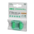 2x Akku / Akku AAA HR03 800mAh GR08