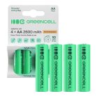 battery / accu 4x AA HR6 2600mAh GR01