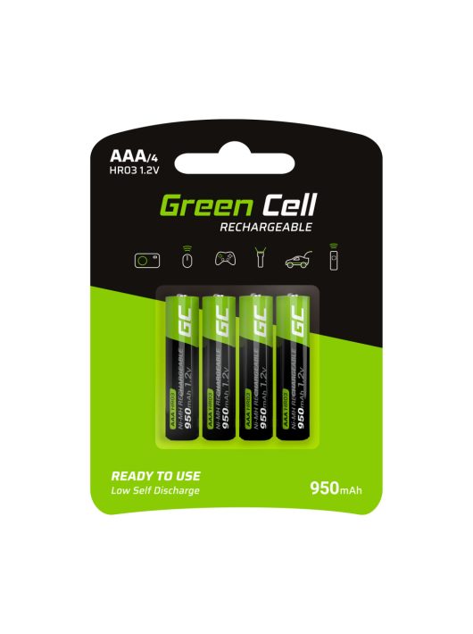 4x akkumulátor / akku AAA HR03 950mAh GR03