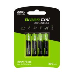 4x akkumulátor / akku AAA HR03 800mAh GR04