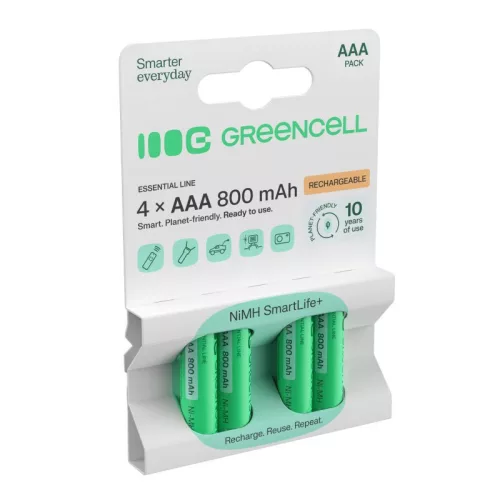 4x Akku / Akku AAA HR03 800mAh GR04