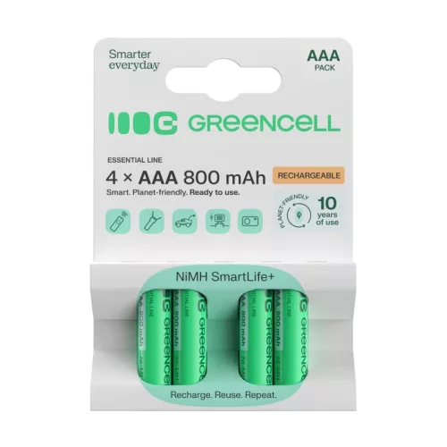 4x Akku / Akku AAA HR03 800mAh GR04
