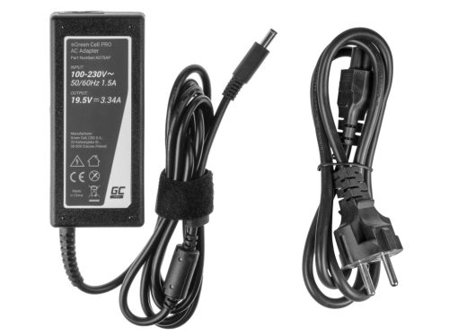 GC Laptop Power Adapter 19.5V 3.34A 65W Dell Inspiron 15 3543 3558 3559 5552 5558 5559 5568 17 5758 5759 AD75AP