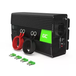   Green Cell Autoinverter 24V auf 230V (Spannungswandler) 1000W/2000W, Reine Sinuswelle INV18 für Bus, Lkw, Nutzfahrzeug