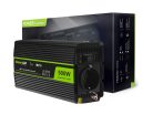 Green Cell Autós Inverter 12V-ról 230V-ra (feszültség növelő) 500W/1000W, Tiszta szinuszhullám INV16 személyautóhoz, lakóautóhoz, lakókocsihoz