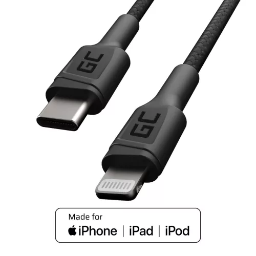 Kábel GC Power Stream USB-C - Lightning 100 cm tápellátással (Apple MFi Tanusítvány) KABGC07