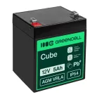 AGM VRLA wartungsfreier Bleiakku / Akku 12V 5Ah AGM27 für Alarmanlagen, Registrierkassen, Spielzeuge