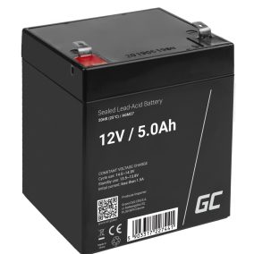   AGM VRLA gondozásmentes ólom akkumulátor / akku 12V 5Ah AGM27 riasztókhoz, pénztárgépekhez, játékokhoz