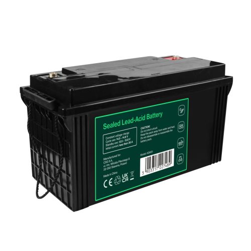 AGM VRLA gondozásmentes ólom akkumulátor / akku 12V 120Ah AGM31 lakókocsikhoz, napelemes rendszerekhez, csónakokhoz