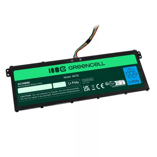 Laptop Battery / Accumulator AC14B3K AC14B8K for Acer Aspire 5 A515 A517 R15 R5-571T Spin 3 SP315-51 SP513-51 Swift 3 SF314-52 AC72