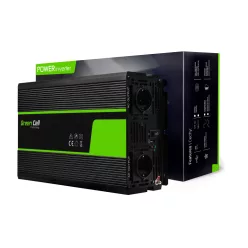   Green Cell Autoinverter 24V auf 230V (Spannungswandler) 2000W/4000W Reine Sinuswelle INV20 für Bus, Lkw, Nutzfahrzeug