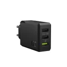 3-Port Ladegerät GC Charge Source 3 3xUSB 30W Schnellladung Ultra Charge i Smart Charge Ladegerät CHARGC03