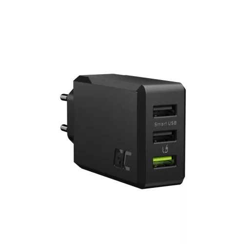 3-Port Ladegerät GC Charge Source 3 3xUSB 30W Schnellladung Ultra Charge i Smart Charge Ladegerät CHARGC03