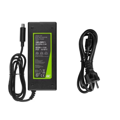 Elektromos roller/scooter töltő 42V 2A Xiaomi Mi Electric scooter 2, 3, Pro, 1S, Essential / Segway Ninebot ES1, ES2, ES3, ES4 / Lime / Hive / Bird BCTA+71420-1701 SAD01