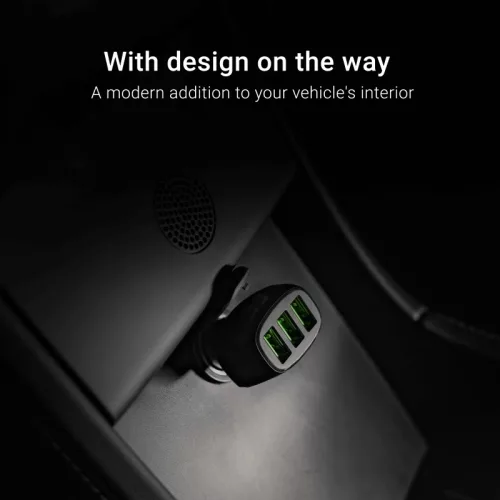 Auto-Ladegerät GC PowerRide 54W 3xUSB 18W Ultra-Schnellladungstechnologie CADGC01