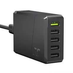   5-Port Telefonladegerät GC ChargeSource 5, 5 x USB 52W Ultra schnell und intelligent laden CHARGC05