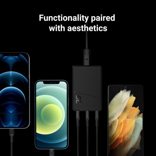 5 portos telefon töltő GC ChargeSource 5, 5 x USB 52W Ultra gyors és intelligens töltéssel CHARGC05