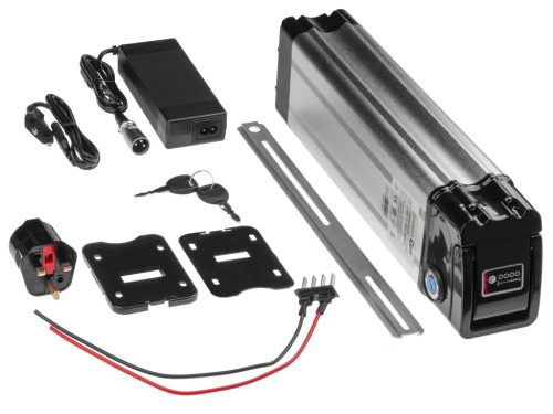 Elektrofahrrad Akku / Akku Silverfish 36V 14.5Ah 522Wh E-Bike Pedelec, mit Netzladegerät, EBIKE03STD