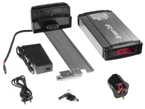 Elektrofahrrad Akku / Akku Rear Rack 36V 8Ah 288Wh E-Bike Pedelec, mit Netzladegerät, EBIKE20STD