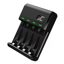   GC VitalCharger Ni-MH AA and AAA battery charger with Micro USB USB-C input GRADGC01