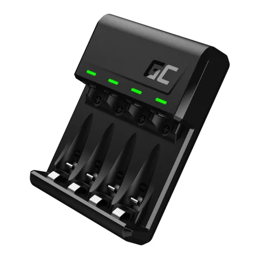 GC VitalCharger Ni-MH AA and AAA battery charger with Micro USB USB-C input GRADGC01
