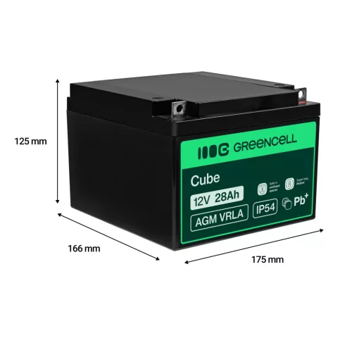 AGM VRLA maintenance-free lead-acid battery / battery VRLA 12V 26Ah AGM35 for boats, scooters, electric vehicles, toys