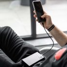 Set, 3x GC Ray USB-C 30cm, 120cm, 200cm USB cable with green LED backlight, Ultra Charge, QC 3.0 fast charging KABGCSET01