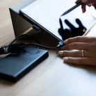 Szett, 3x GC Ray USB-C 120 cm-es USB kábel zöld LED háttérvilágítással, Ultra Charge, QC 3.0 gyorstöltéssel KABGCSET02