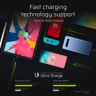 Set, 3x GC Ray USB-C 120 cm USB Kabel mit grüner LED Hintergrundbeleuchtung, Ultra Charge, QC 3.0 Schnellladung KABGCSET02