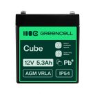 AGM VRLA wartungsfreier Bleiakku / Akku 12V 5.3Ah AGM45 für Alarmanlagen, Registrierkassen, Spielzeuge