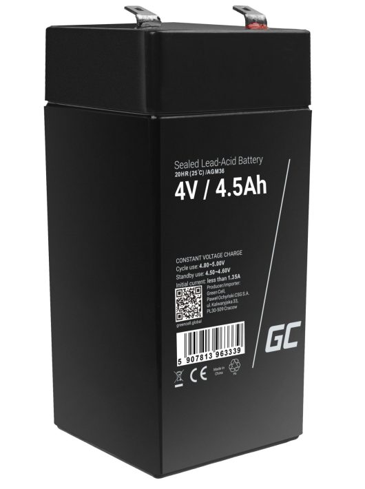 AGM akkumulátor/akku 4V 4.5Ah AGM36