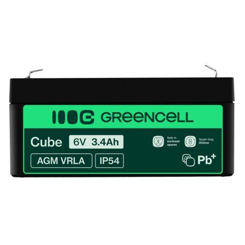 AGM VRLA wartungsfreier Bleiakku / Akku 6V 3.Ah AGM38 für Alarmanlagen, Registrierkassen, Spielzeuge