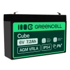 AGM VRLA maintenance-free lead-acid battery / battery 6V 7.2Ah AGM39 for alarms, cash registers, toys