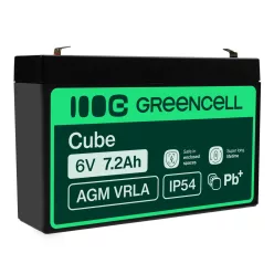   AGM VRLA maintenance-free lead-acid battery / battery 6V 7.2Ah AGM39 for alarms, cash registers, toys