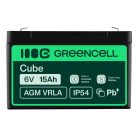 AGM VRLA wartungsfreier Bleiakku / Akku 6V 15Ah AGM40 für Alarmanlagen, Registrierkassen, Spielzeuge