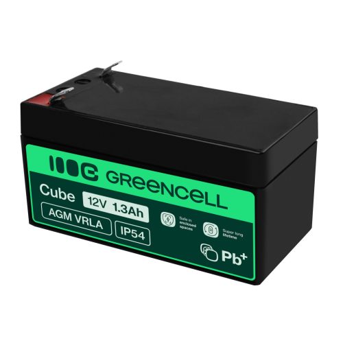 AGM VRLA wartungsfreier Bleiakku / Akku 12V 1.3Ah AGM41 für Alarmanlagen, Registrierkassen, Spielzeuge