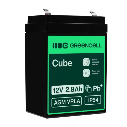 AGM VRLA maintenance-free lead-acid battery / battery 12V 2.8Ah AGM42 for alarms, cash registers, toys