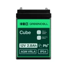 AGM VRLA maintenance-free lead-acid battery / battery 12V 2.8Ah AGM42 for alarms, cash registers, toys