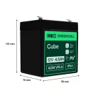 AGM VRLA maintenance-free lead-acid battery / battery 12V 4.5Ah AGM44 for UPS uninterruptible power supplies