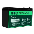 AGM VRLA maintenance-free lead-acid battery / battery 12V 8Ah AGM46 for alarms, cash registers, toys