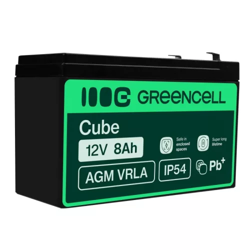 AGM VRLA maintenance-free lead-acid battery / battery 12V 8Ah AGM46 for alarms, cash registers, toys